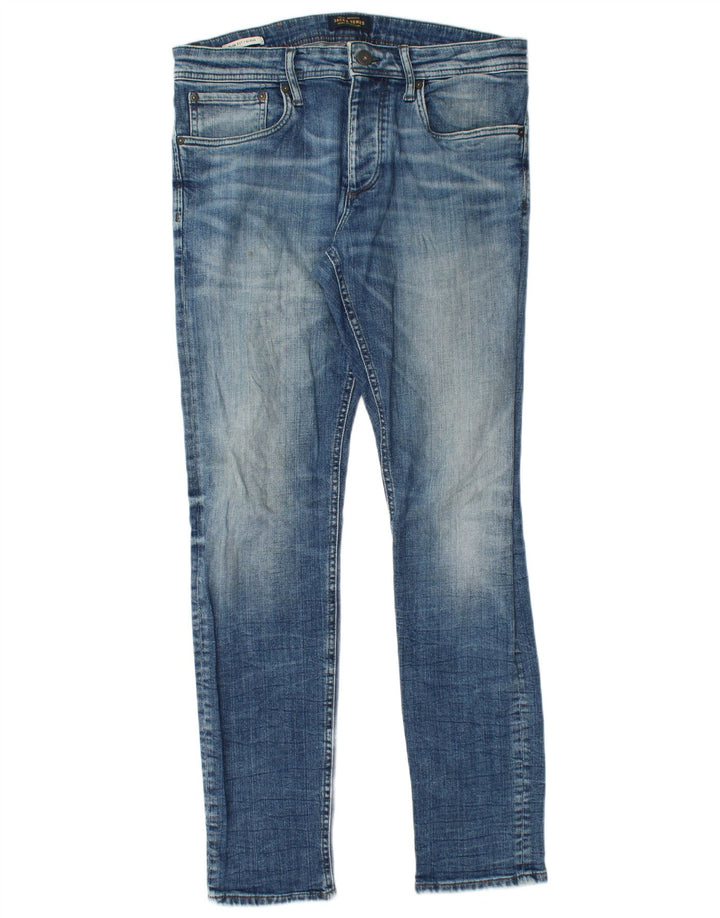 Jack & Jones Herren GLENN Slim Jeans W33 L32 Blau