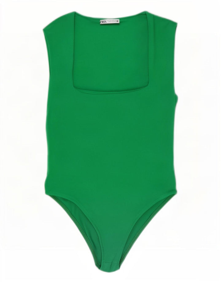 Zara Damen-Body UK 12 Mittelgrün