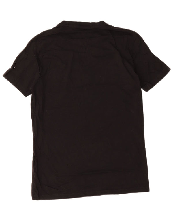 Replay Herren-T-Shirt mit Grafik, mittelschwarze Baumwolle