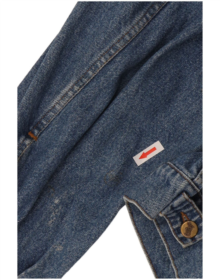 Vintage Herren Jeansjacke UK 42 XL Blaue Baumwolle