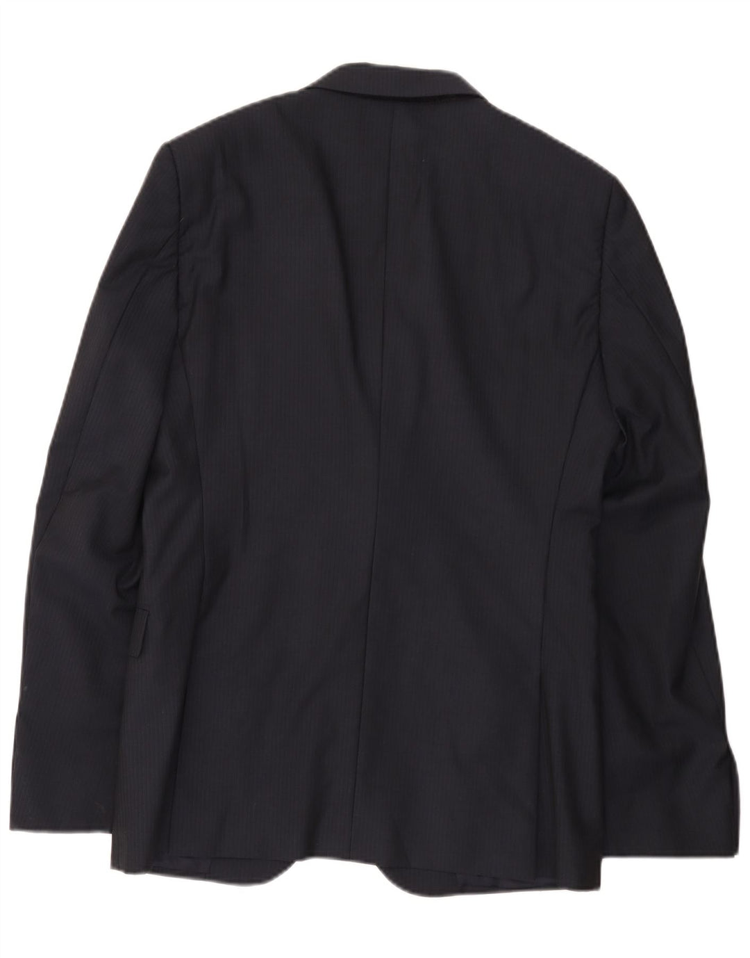 Calvin Klein Herren-Blazer mit 2 Knöpfen, IT 48, mittelblau, Nadelstreifen