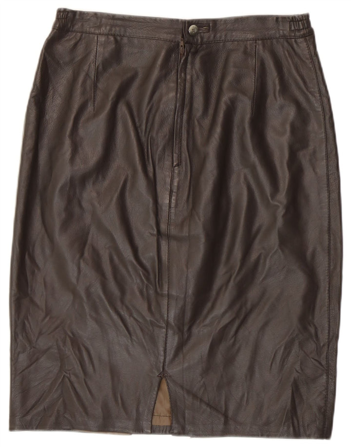 Carla Buti Damen Bleistiftrock IT 44 Medium W28 Braun