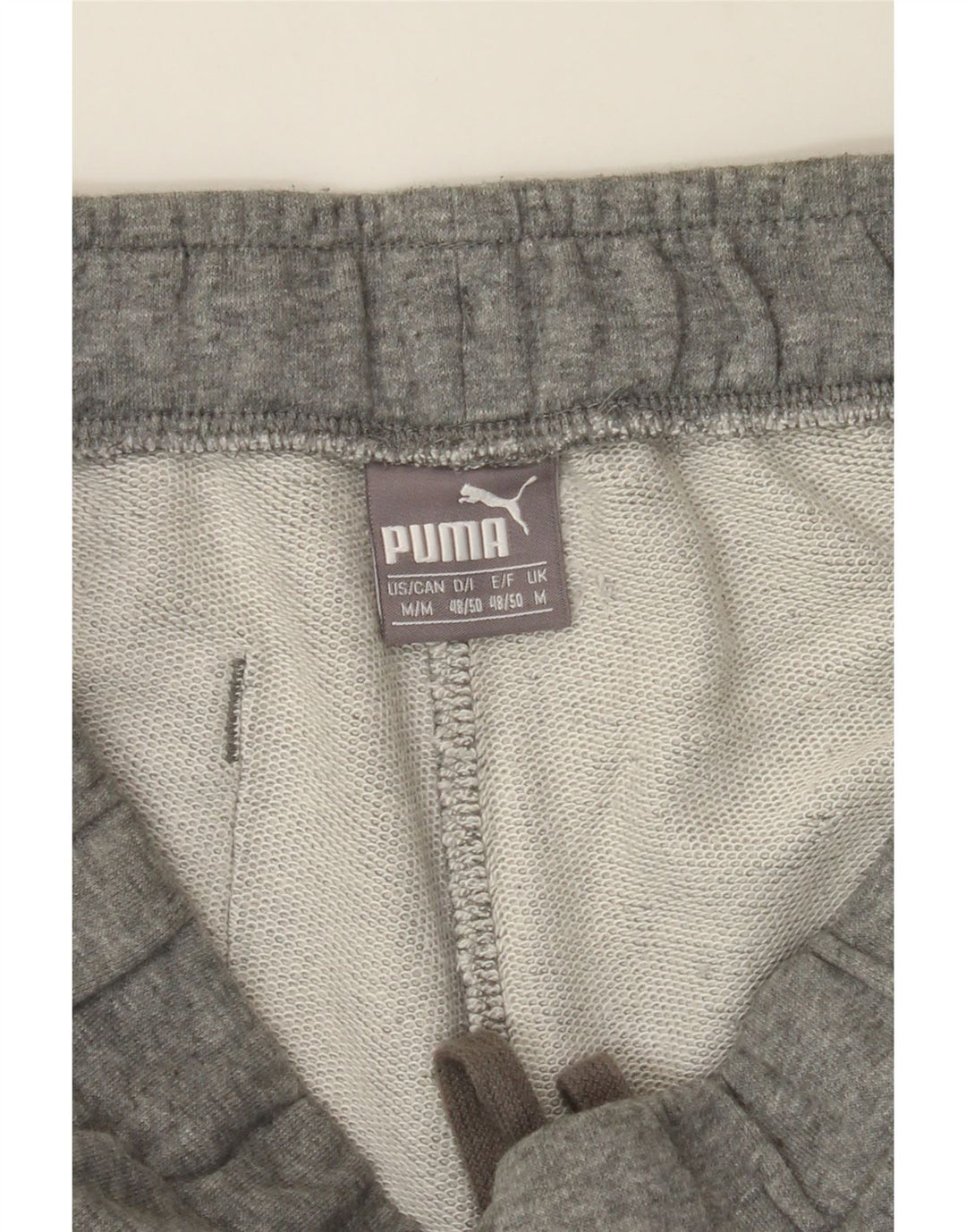 PUMA Mens Graphic Sport Shorts Medium Grey Colourblock Cotton Vintage Puma and Second-Hand Puma from Messina Hembry 