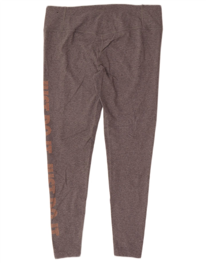 Nike Damen Dri Fit Graphic Leggings UK 18 XL Grau