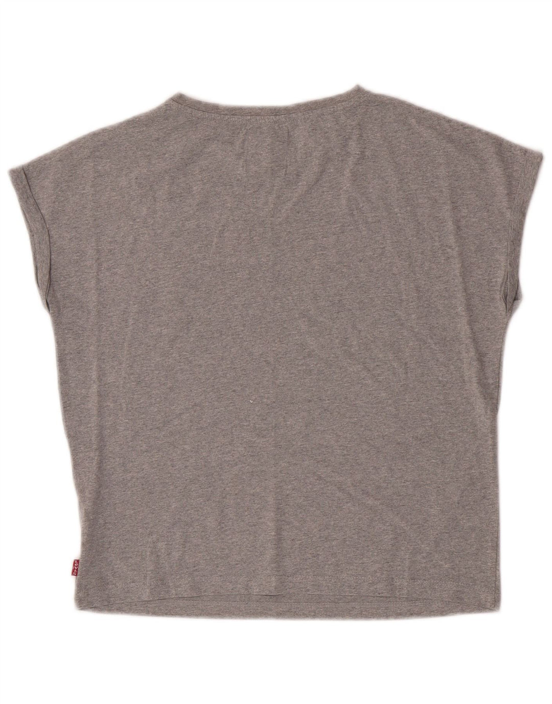 Levi's Mädchen-T-Shirt mit Grafik, 13–14 Jahre, graues Polyester