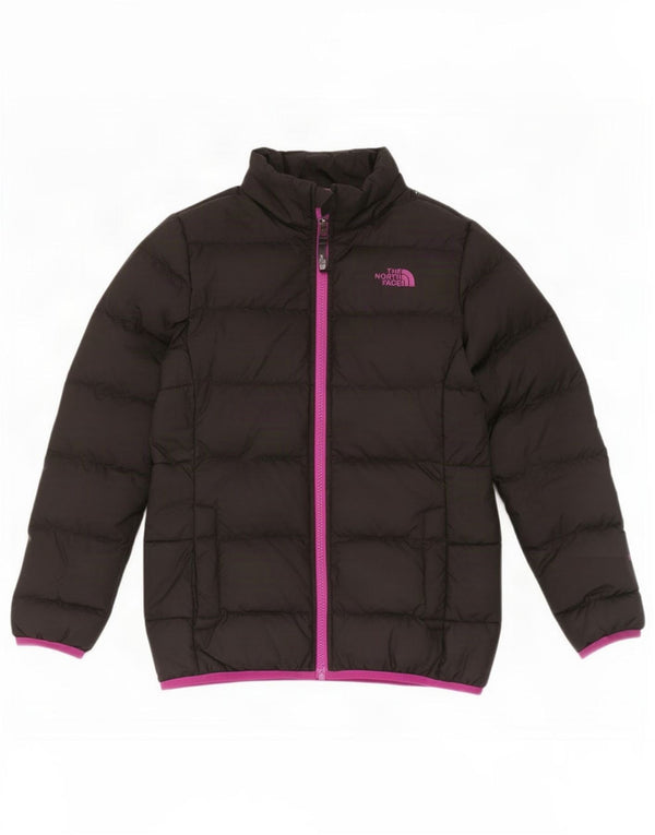 Wattierte Jacke für Mädchen von The North Face, 9–10 Jahre, mittelschwarz, Polyester