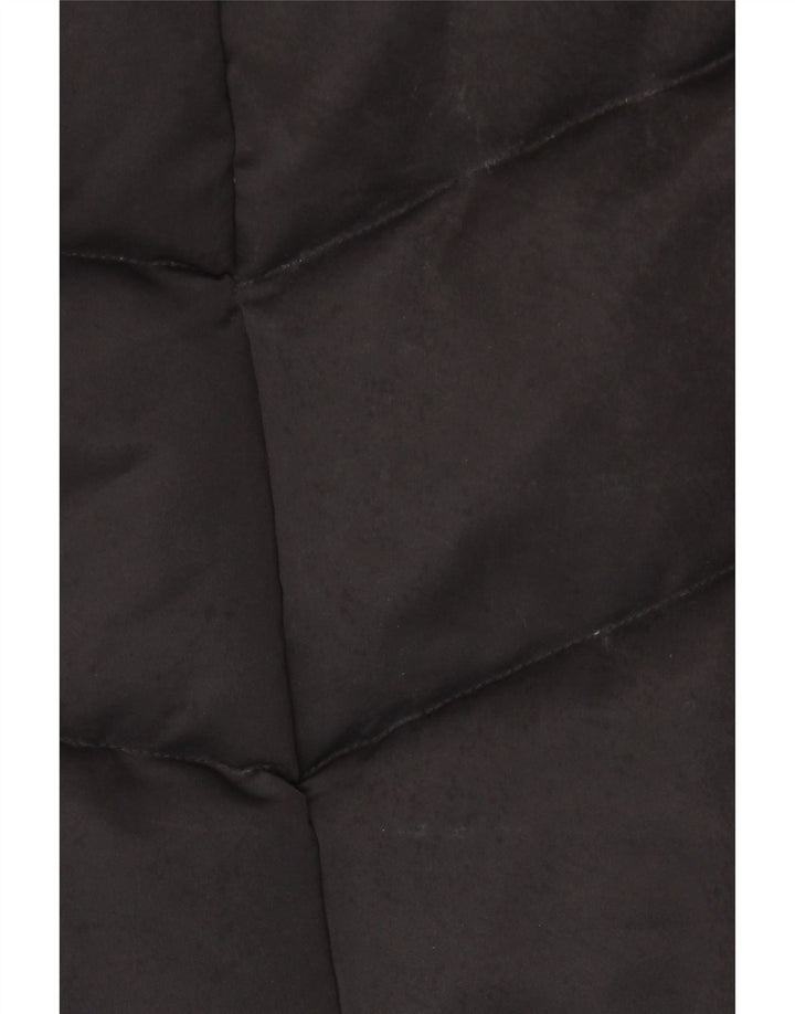 Adidas Damen gepolsterter Mantel UK 14 Medium Schwarz Polyester