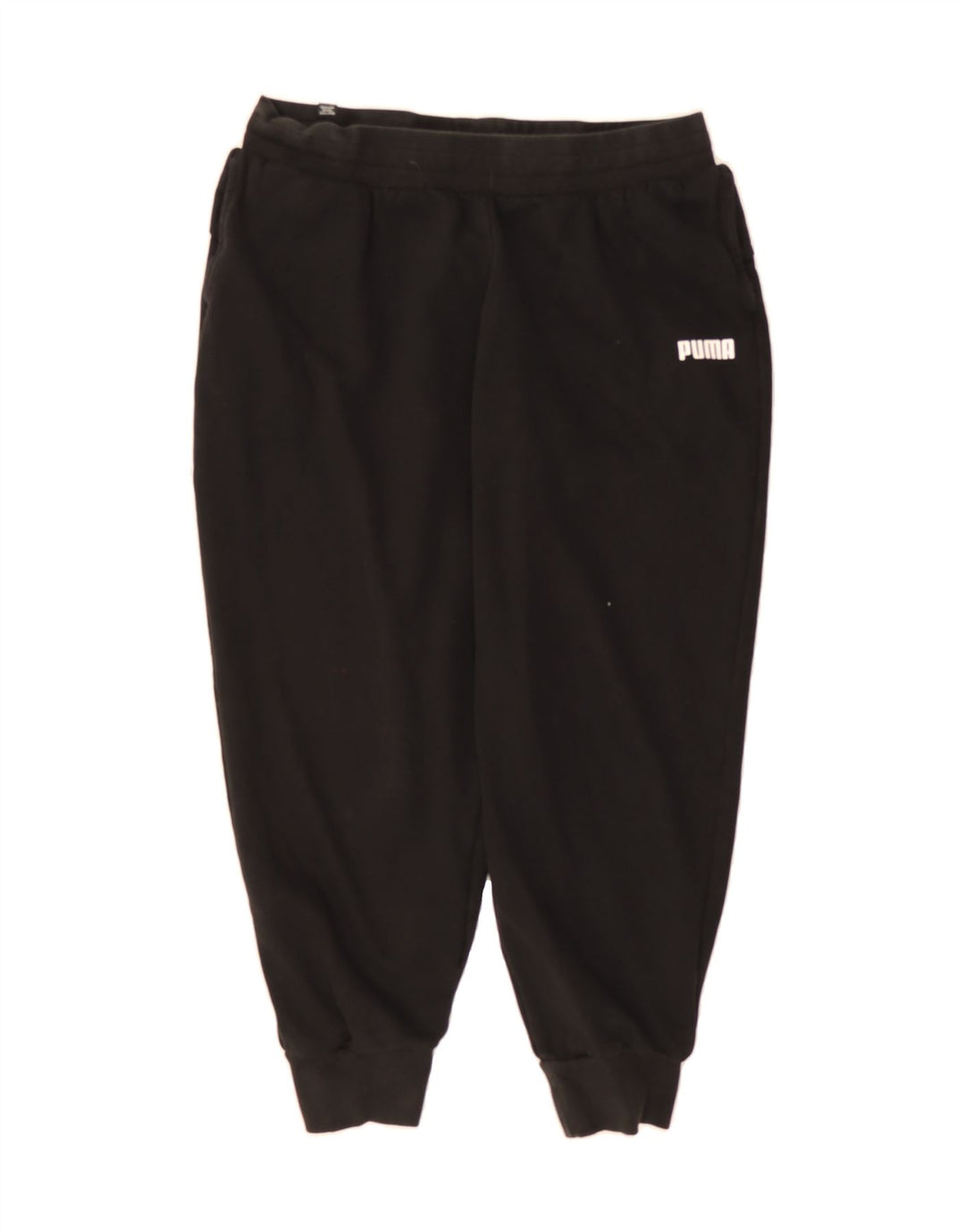 PUMA Mens Tracksuit Trousers Joggers Large  Black Cotton Vintage Puma and Second-Hand Puma from Messina Hembry 