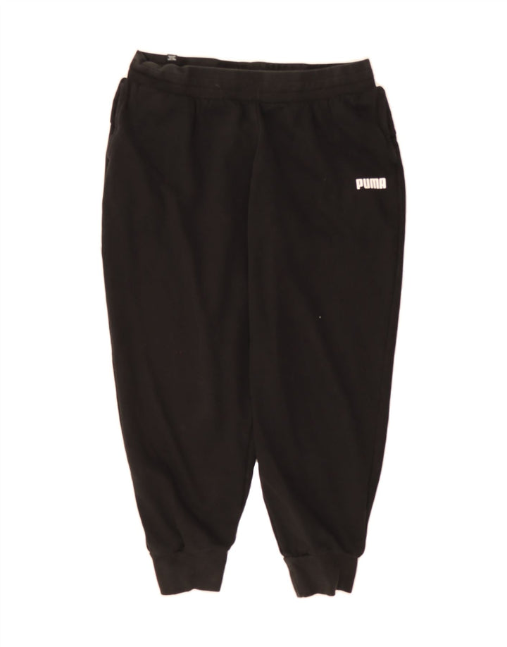 PUMA Mens Tracksuit Trousers Joggers Large  Black Cotton Vintage Puma and Second-Hand Puma from Messina Hembry 