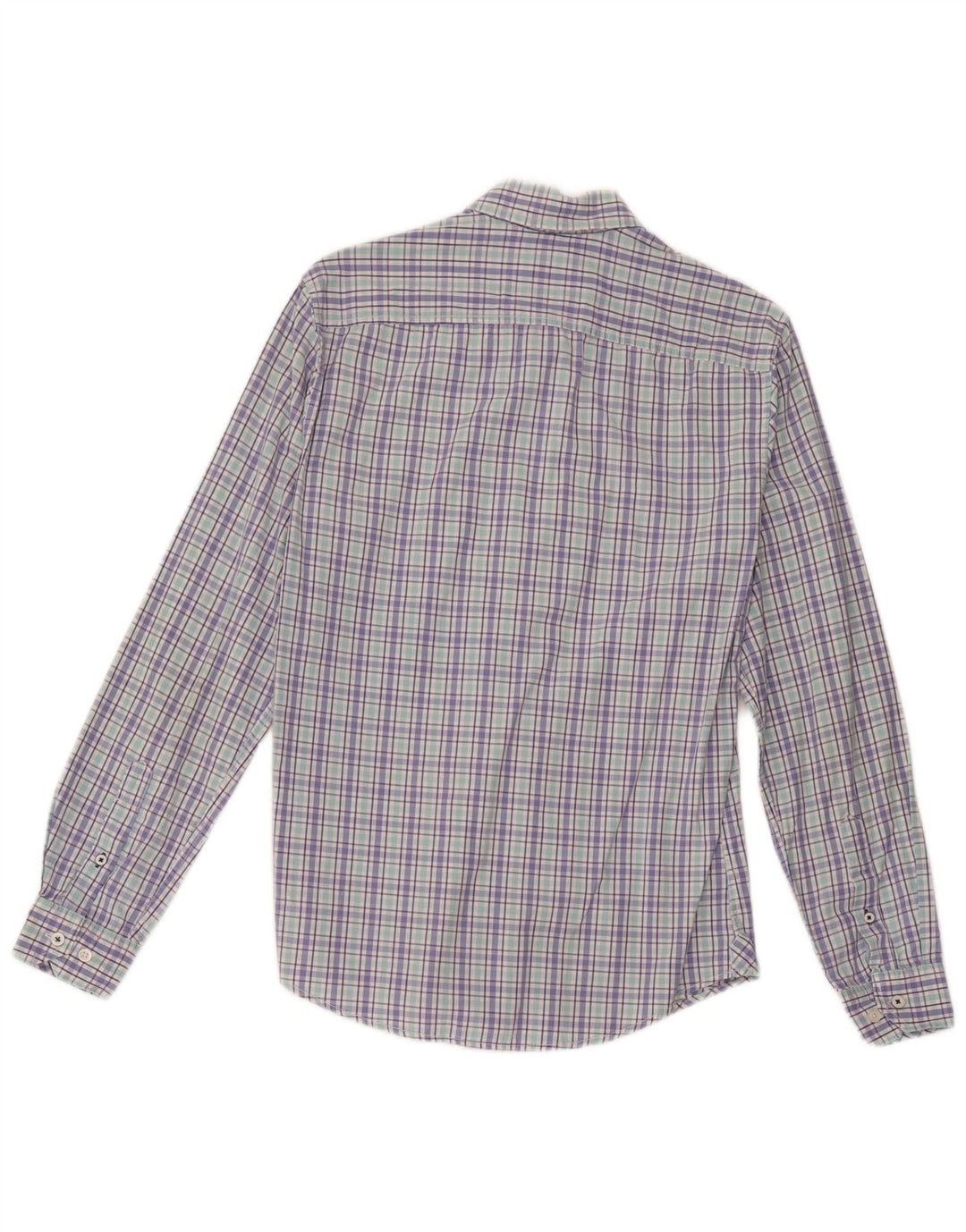 Crew Clothing Herren-Hemd, schmal geschnitten, klein, mehrfarbig, kariert, Baumwolle