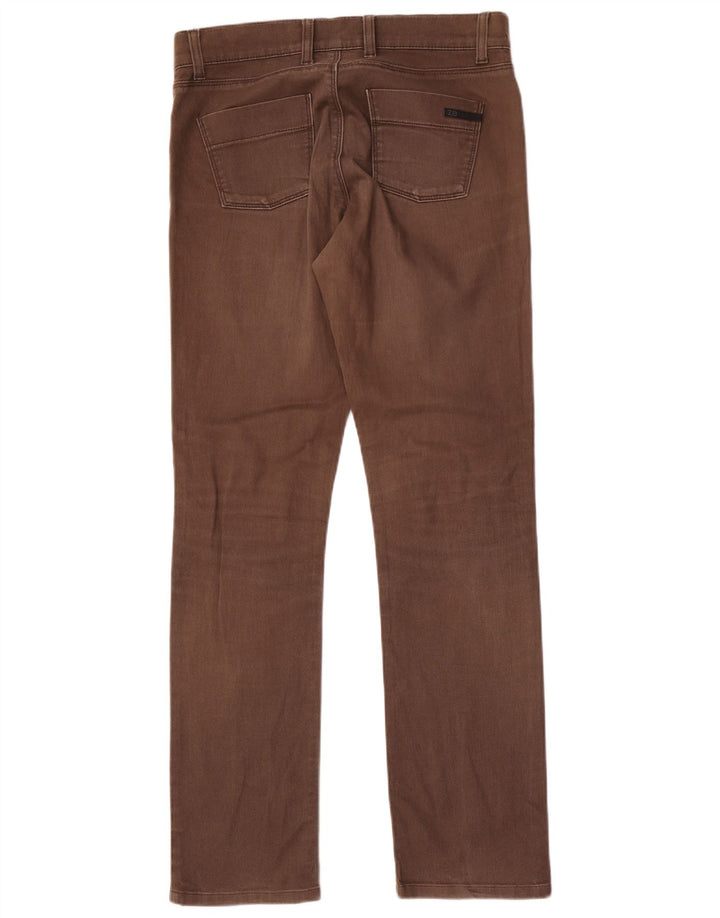 Zara Damen Slim Jeans EU 38 Small W28 L31 Braun
