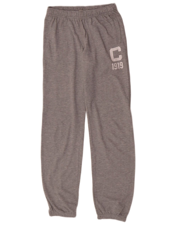Champion Jungen-Trainingshose mit grafischem Muster, 13–14 Jahre, XL, graue Baumwolle
