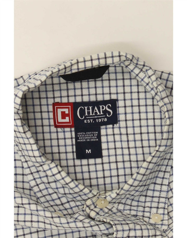 Chaps Herrenhemd Mittelweiß kariert