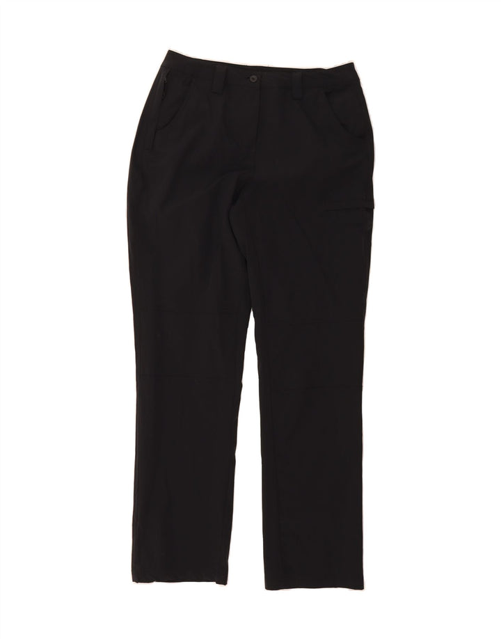 MOUNTAIN WAREHOUSE Womens Chino Trousers UK 12 Medium W32 L31 Black Vintage Mountain Warehouse and Second-Hand Mountain Warehouse from Messina Hembry 