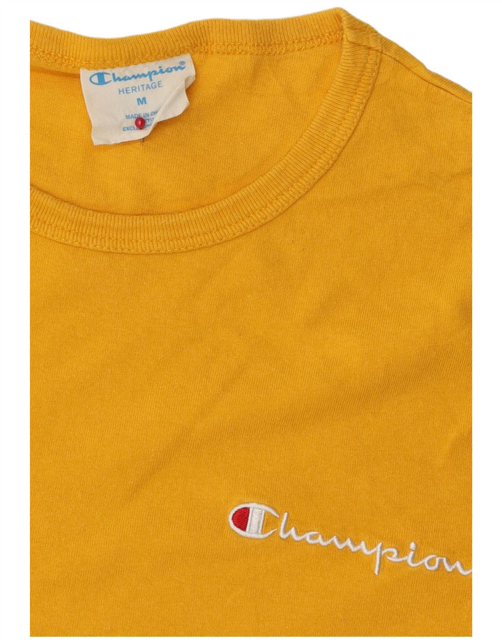 CHAMPION Herren Heritage T-Shirt Top Mittelgelb