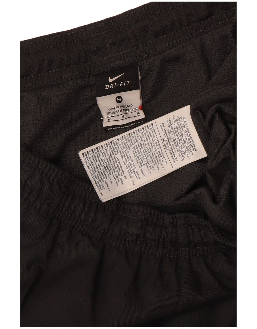 Nike Herren Dri Fit Trainingshose Mittelschwarzes Polyester
