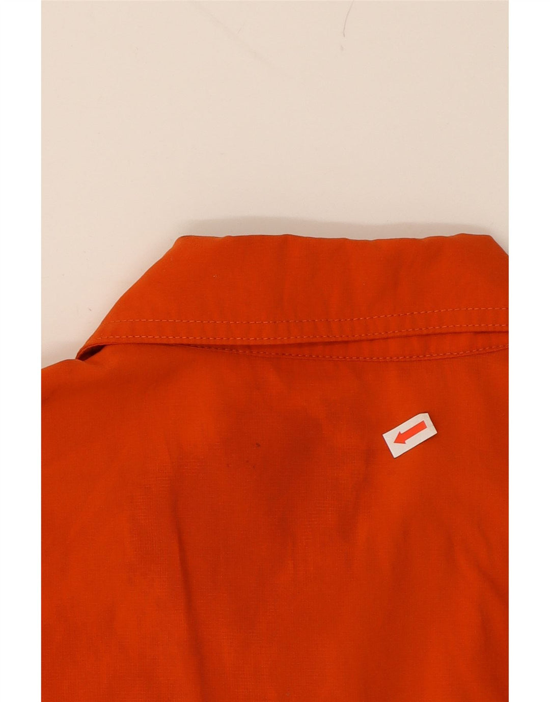 CANADIAN Mens Short Sleeve Shirt XL Orange Polyester Vintage Canadian and Second-Hand Canadian from Messina Hembry 