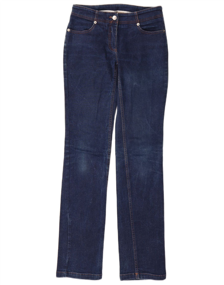 Max & Co. Damen Slim Jeans UK 8 Small W26 L32 Blaue Baumwolle