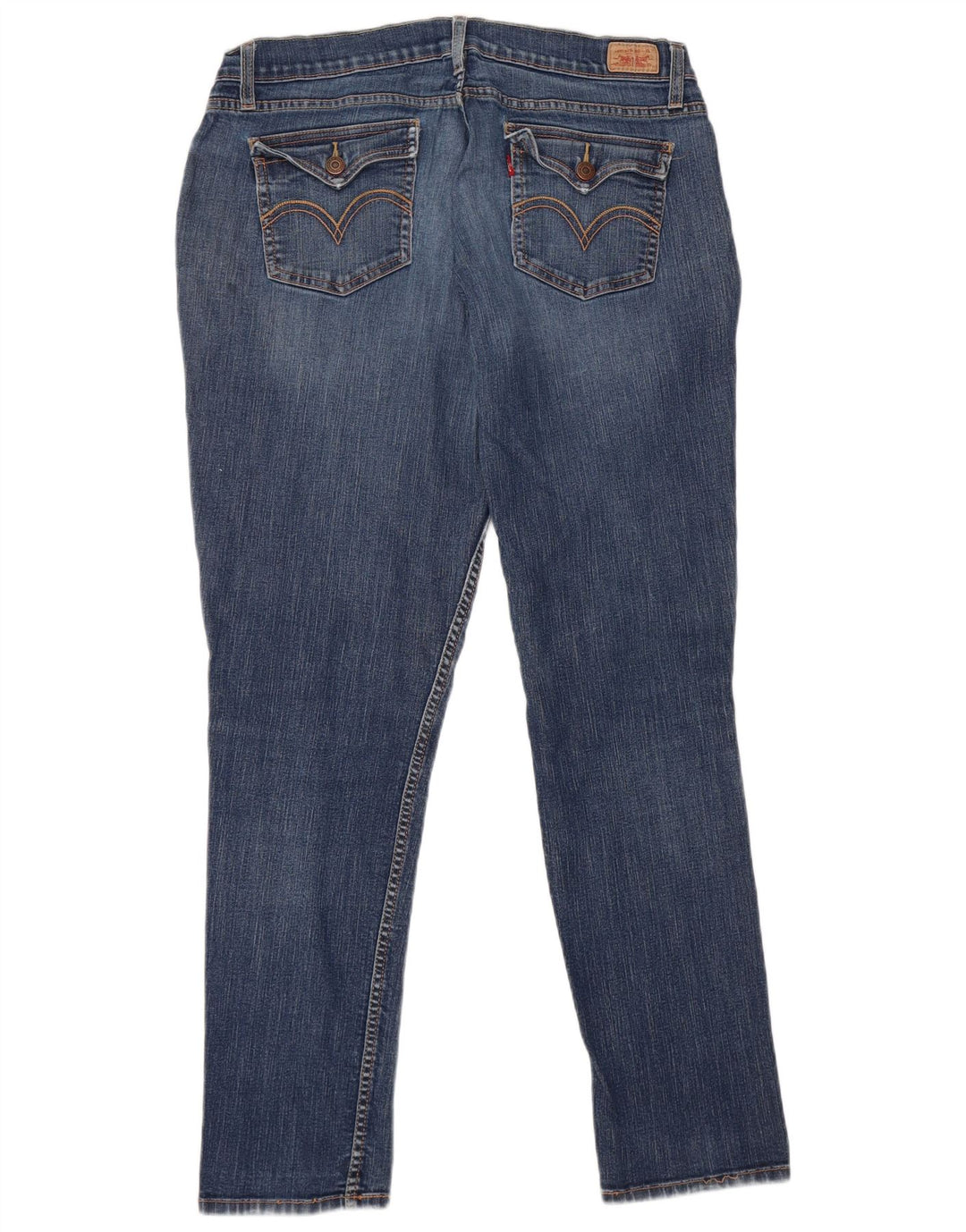 Levi's Damen 524 Super Low Skinny Jeans W36 L31 Blau