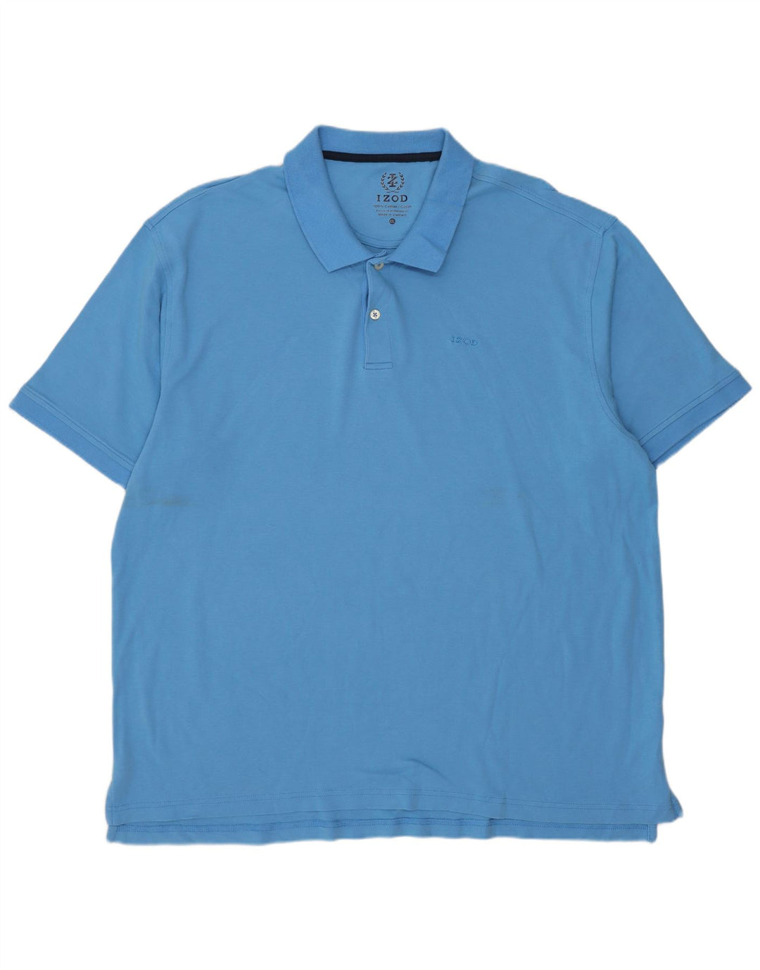 Izod Herren Poloshirt 2XL Blau Baumwolle