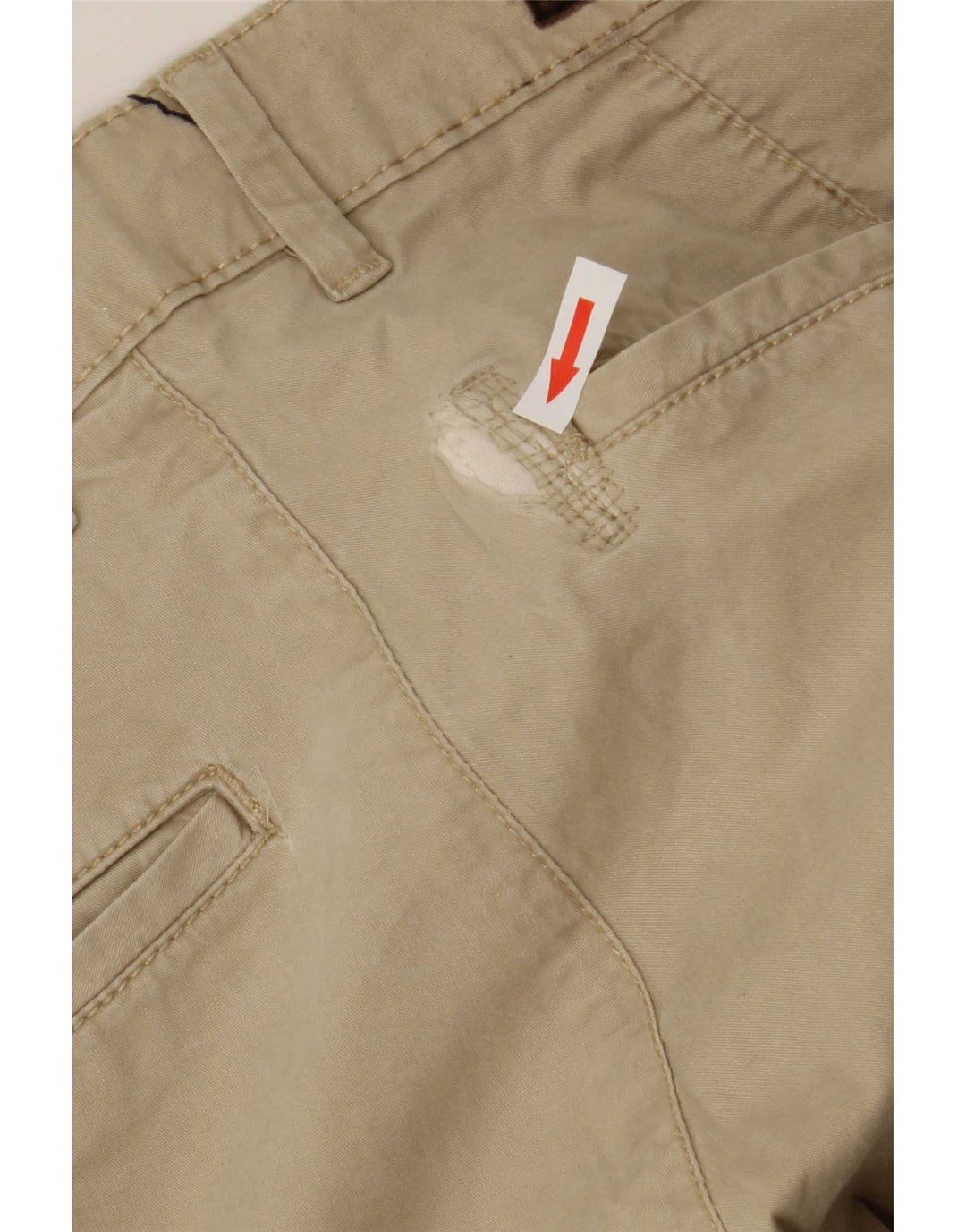 Zara Slim Chino-Hose für Herren, EU 40, M, W34, L32, Beige