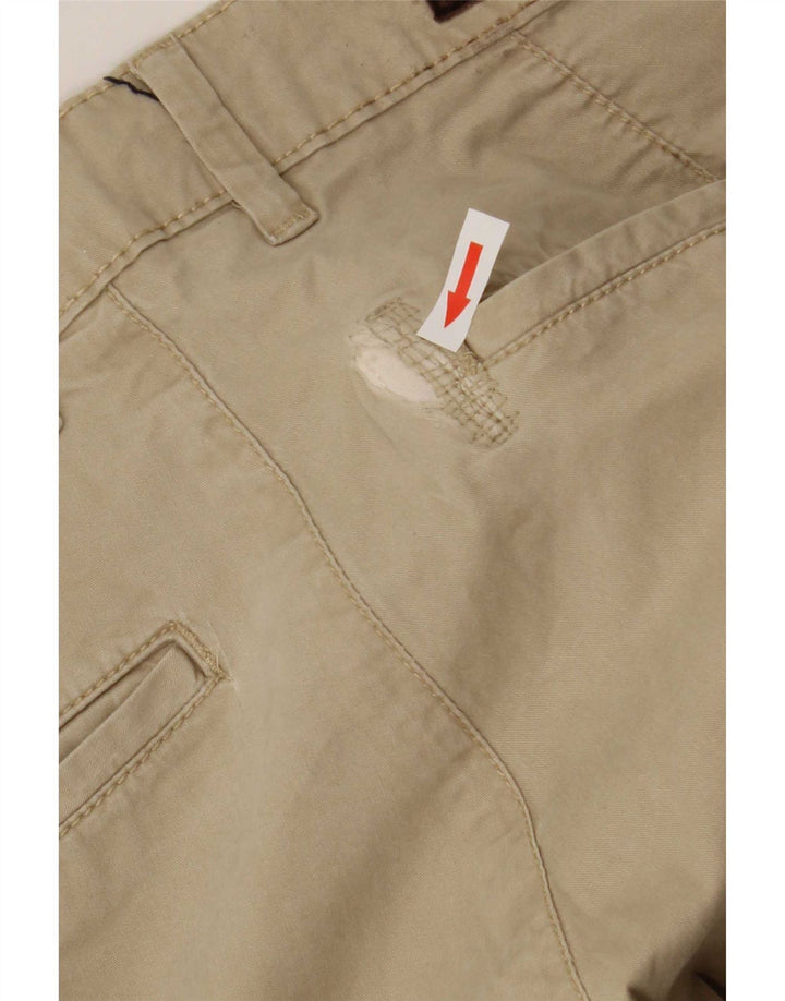 Zara Slim Chino-Hose für Herren, EU 40, M, W34, L32, Beige