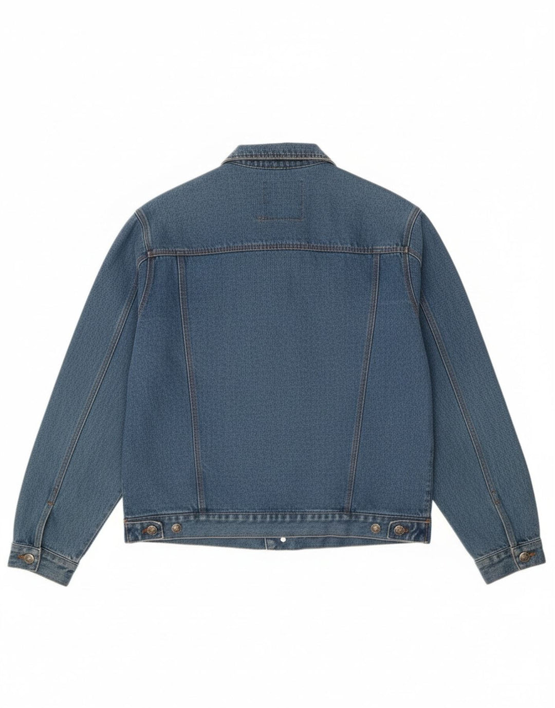 Vintage Herren Jeansjacke UK 42 XL Blue Cotton Classic