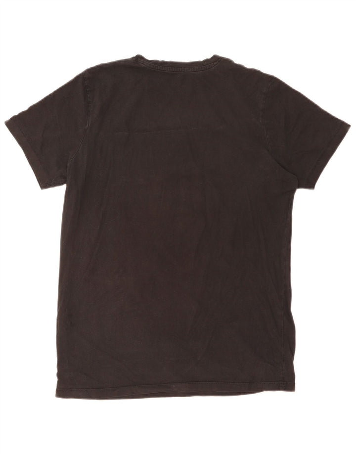Jack & Jones Herren-T-Shirt mit Grafik, mittelschwarze Baumwolle