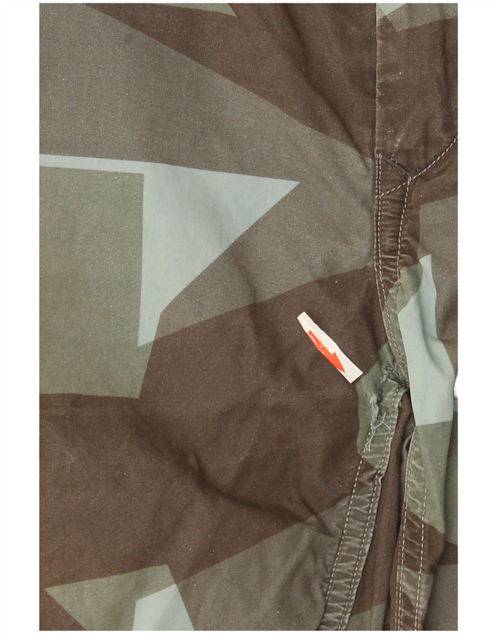 Replay Herren-Chinoshorts W30, mittelgroß, mehrfarbig, geometrisch, Baumwolle