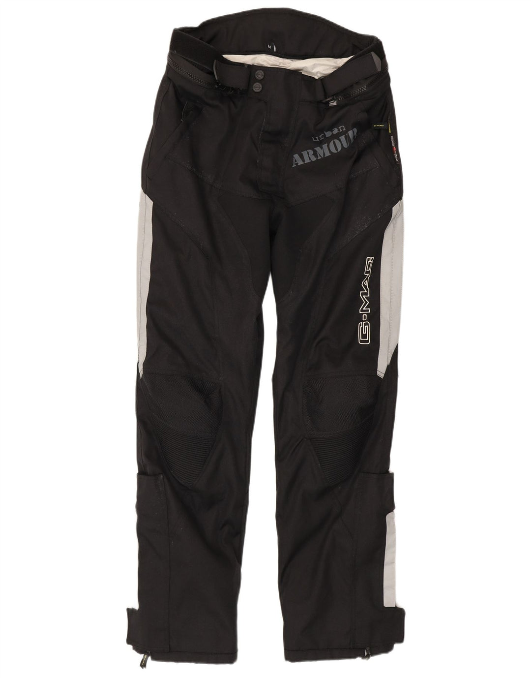 G-mac Herren-Grafikhose, Größe M, W32, L33, Schwarz, Colourblock-Motorrad