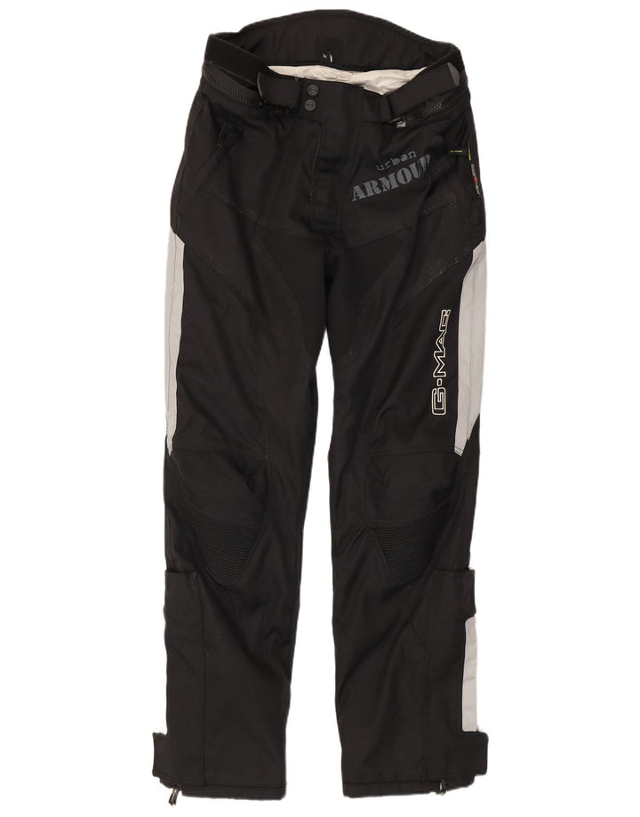 G-mac Herren-Grafikhose, Größe M, W32, L33, Schwarz, Colourblock-Motorrad