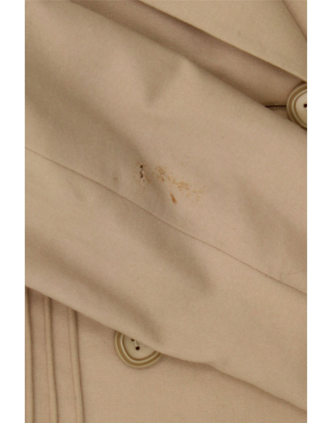 VINTAGE Womens Double Breasted Sheath Dress UK 10 Small Beige Vintage Vintage and Second-Hand Vintage from Messina Hembry 