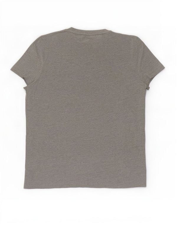 Jack & Jones Herren-T-Shirt mit Grafik, groß, grau gesprenkelte Baumwolle