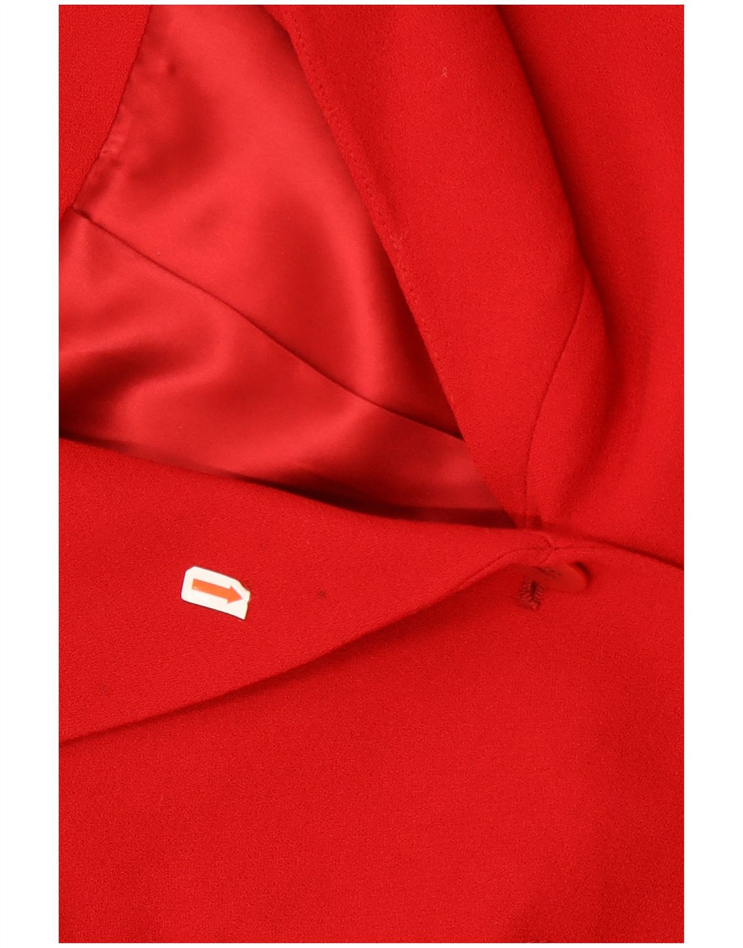 Karen Millen Damen-Blazerjacke mit 3 Knöpfen, UK 12, mittelrote Wolle