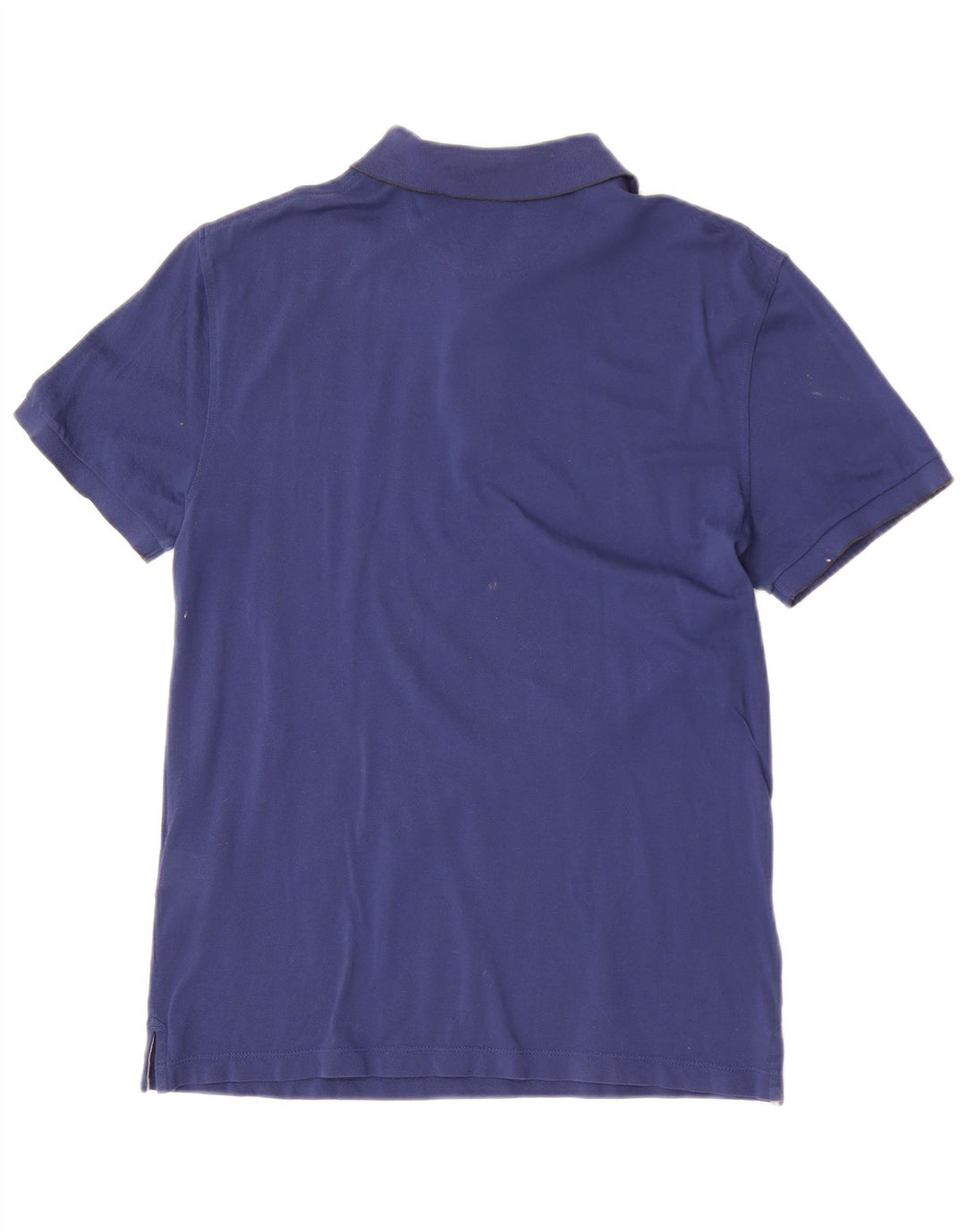 Hackett Slim Fit Herren-Poloshirt aus mittelblauer Baumwolle