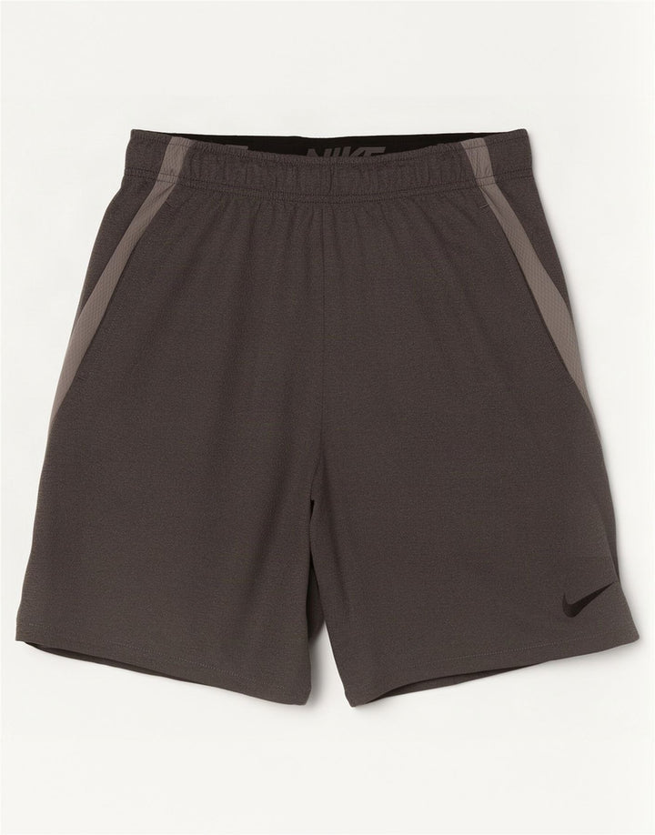 Nike Herren Dri Fit Sportshorts Mittelgraues Polyester