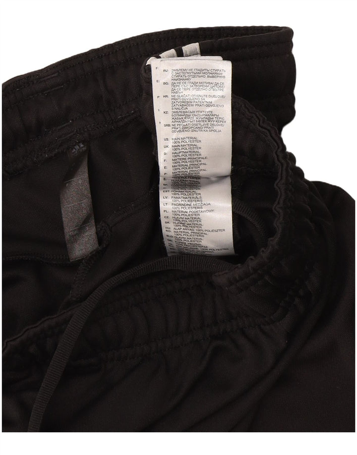 Adidas Herren-Trainingshose, groß, aus schwarzem Polyester