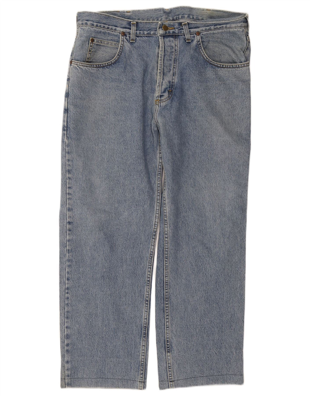 Lee Herren Chicago Straight Jeans W38 L27 Blaue Baumwolle