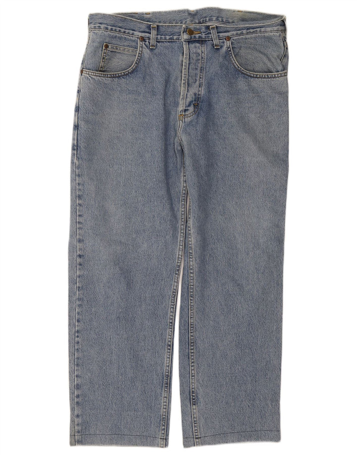 Lee Herren Chicago Straight Jeans W38 L27 Blaue Baumwolle