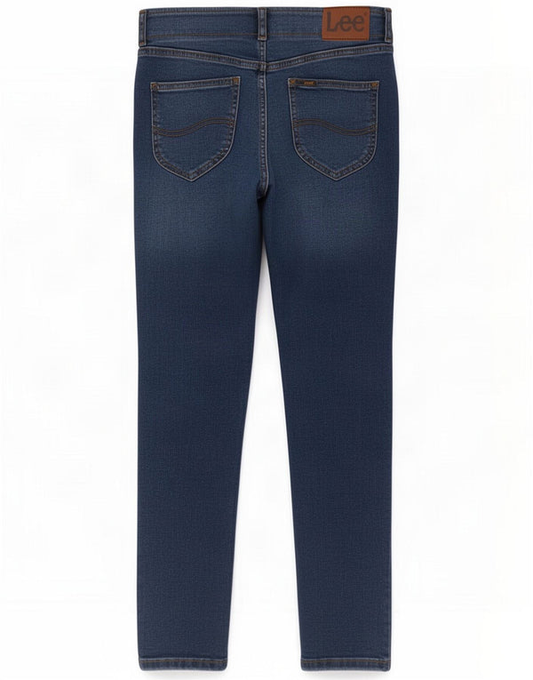 Lee Womens Malone Crop Skinny Jeans W28 L26 Blue Cotton