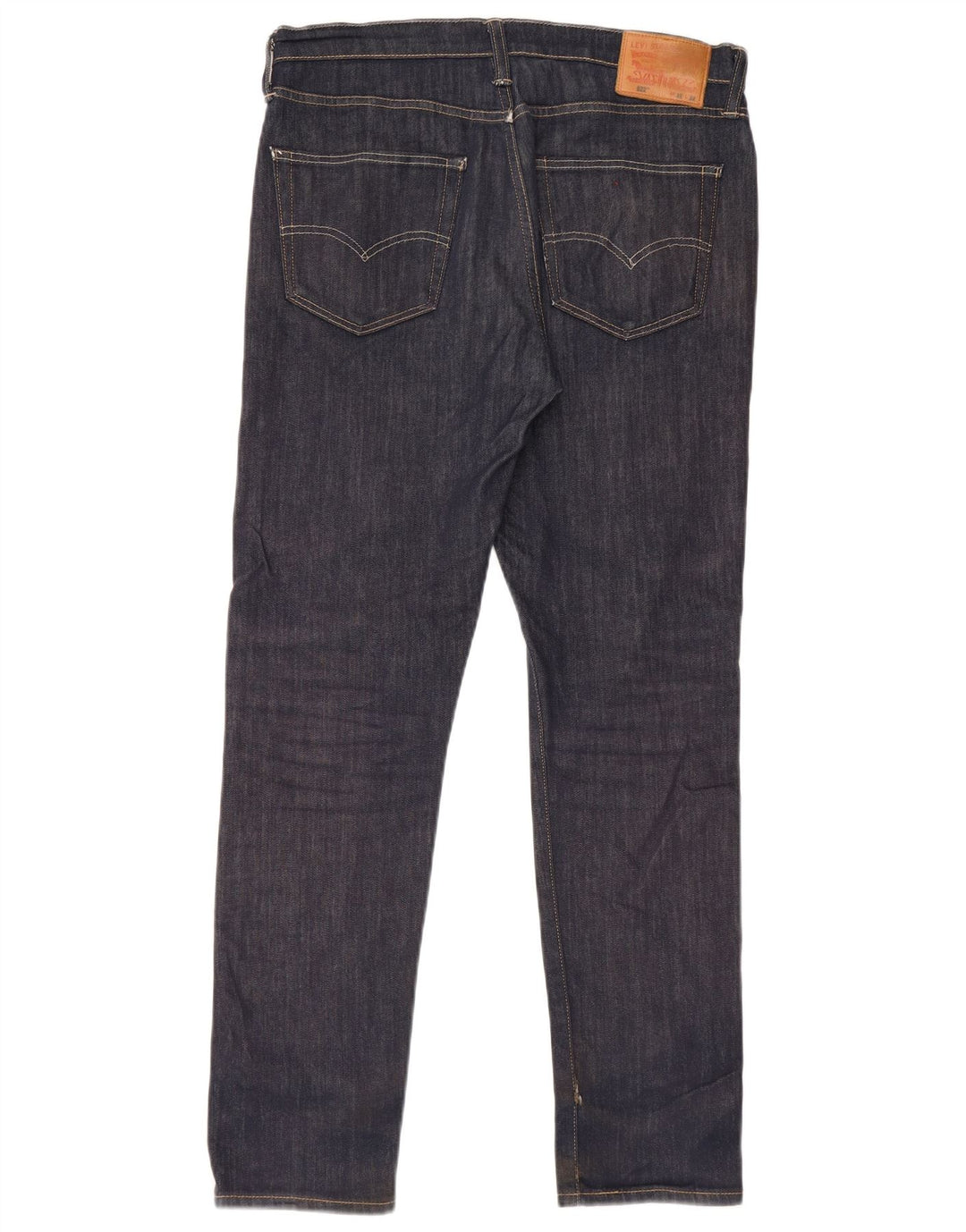 Levi's Herren 522 Straight Jeans W32 L32 Marineblaue Baumwolle