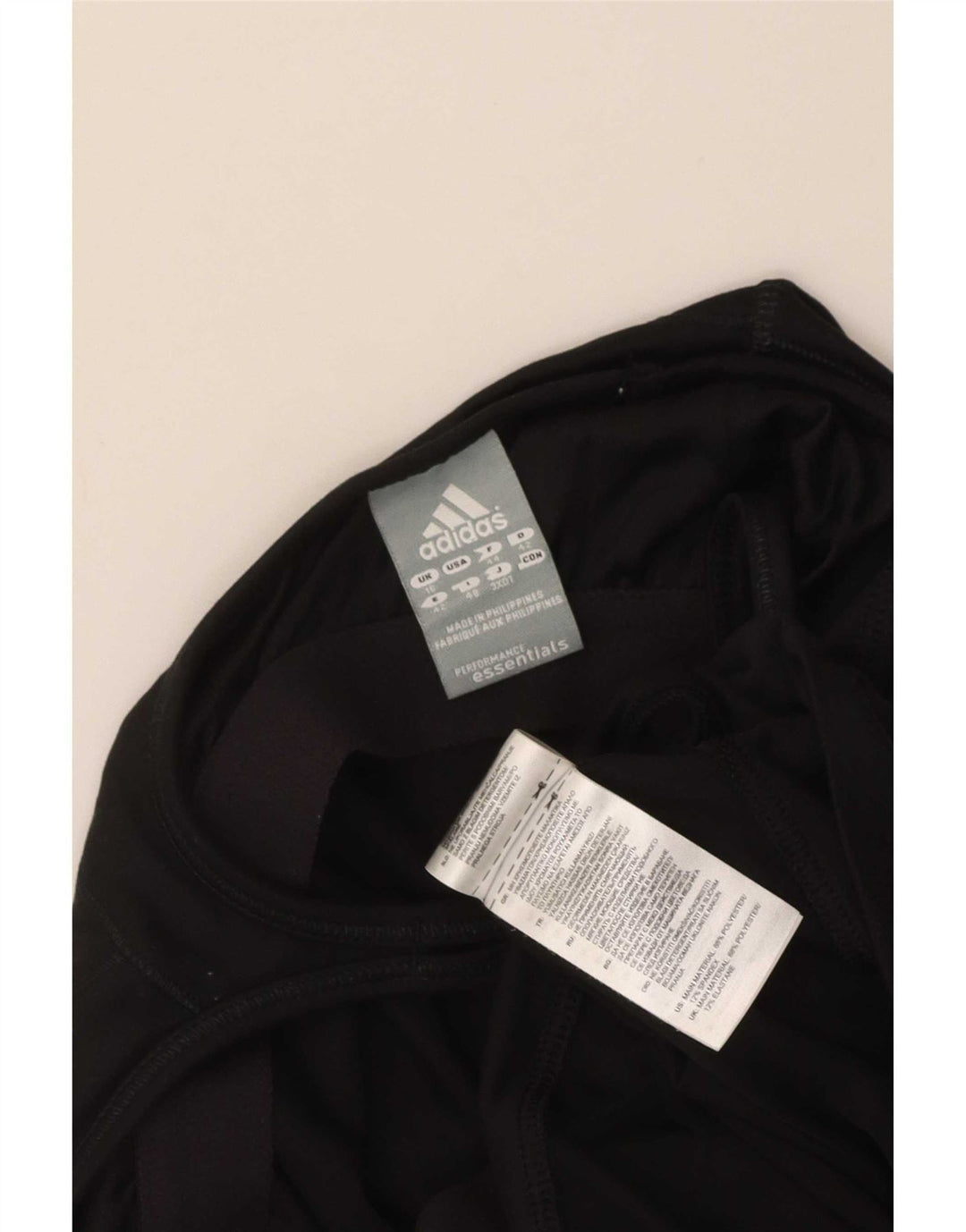 Adidas Damen Climalite Cami Top UK 16 Large Schwarz Polyester