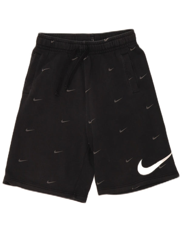 Nike Boys Graphic Standard Fit Sport Shorts 13–14 Jahre XL Schwarz Baumwolle