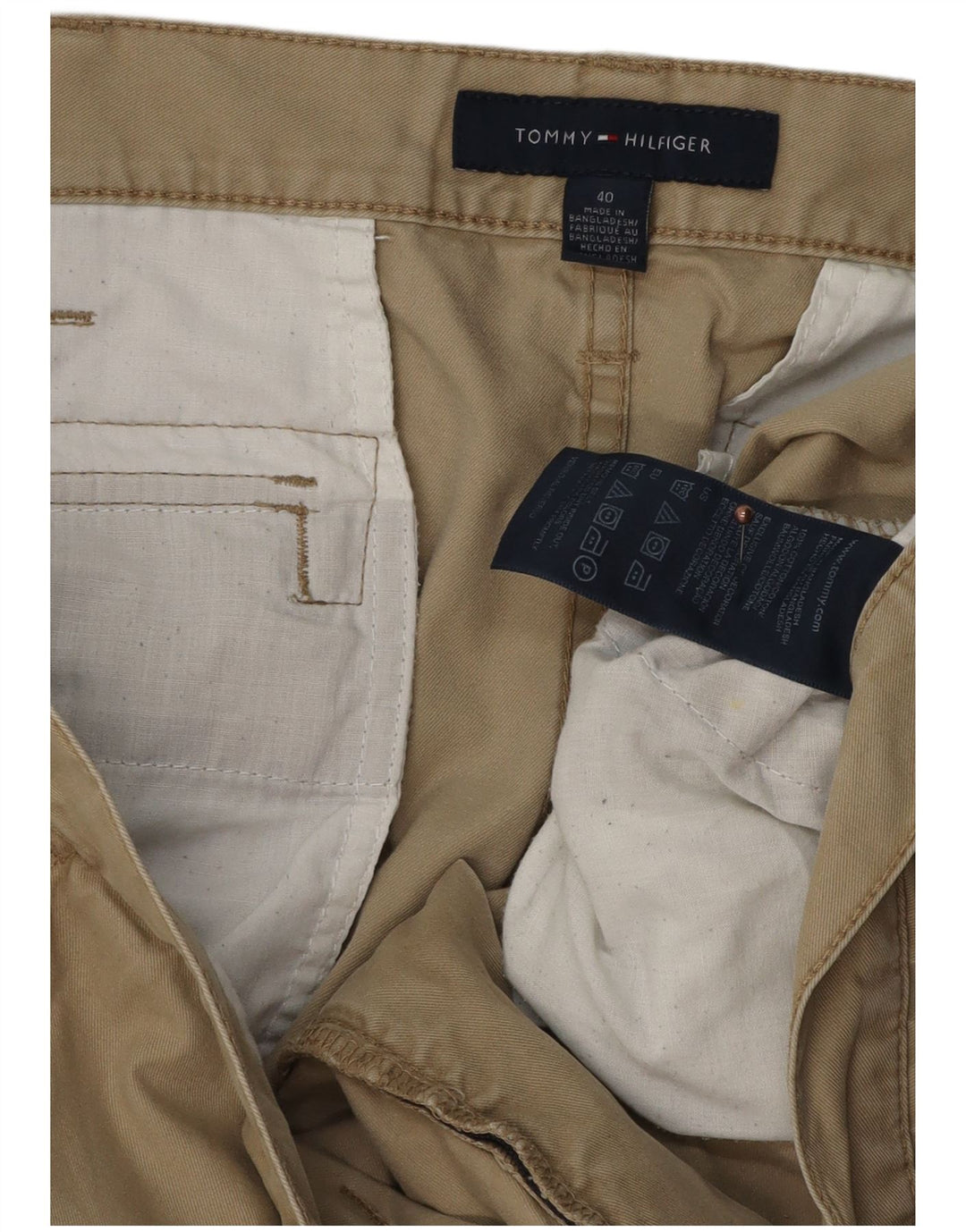 TOMMY HILFIGER Herren Cargo Shorts W40 XL Beige Baumwolle