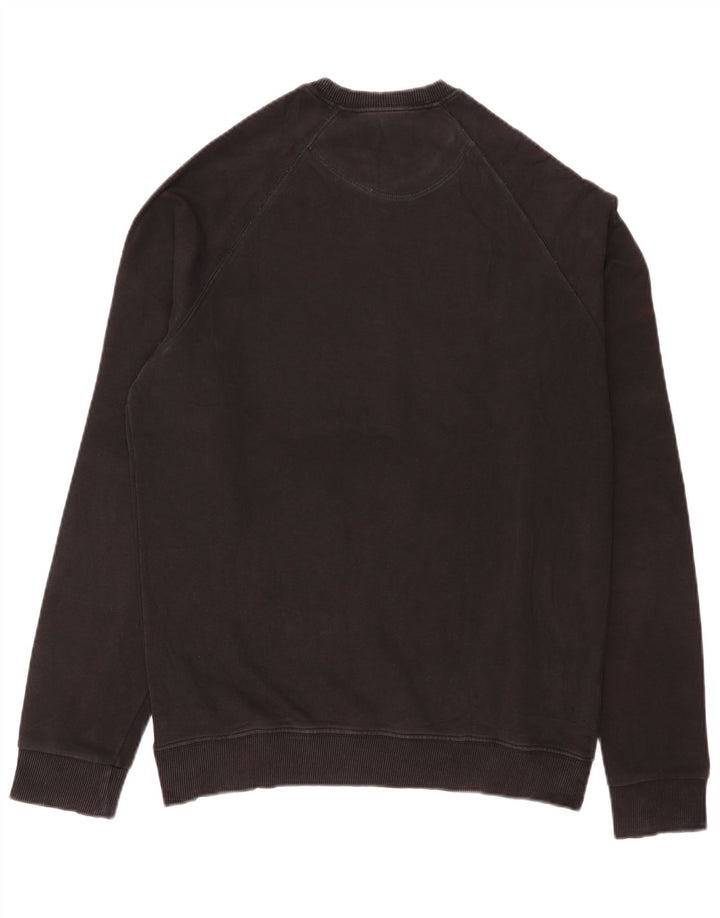 Guess Herren-Sweatshirt mit Grafik, 2XL, schwarze Baumwolle