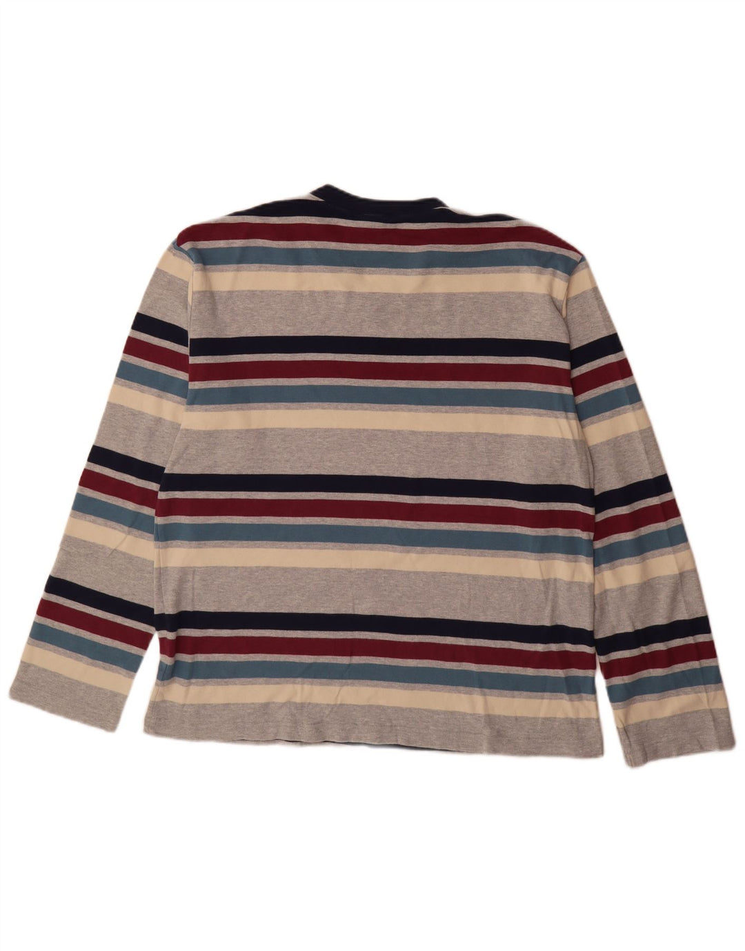 Fila Herren-Top, langärmelig, XL, mehrfarbig, gestreift, Baumwolle