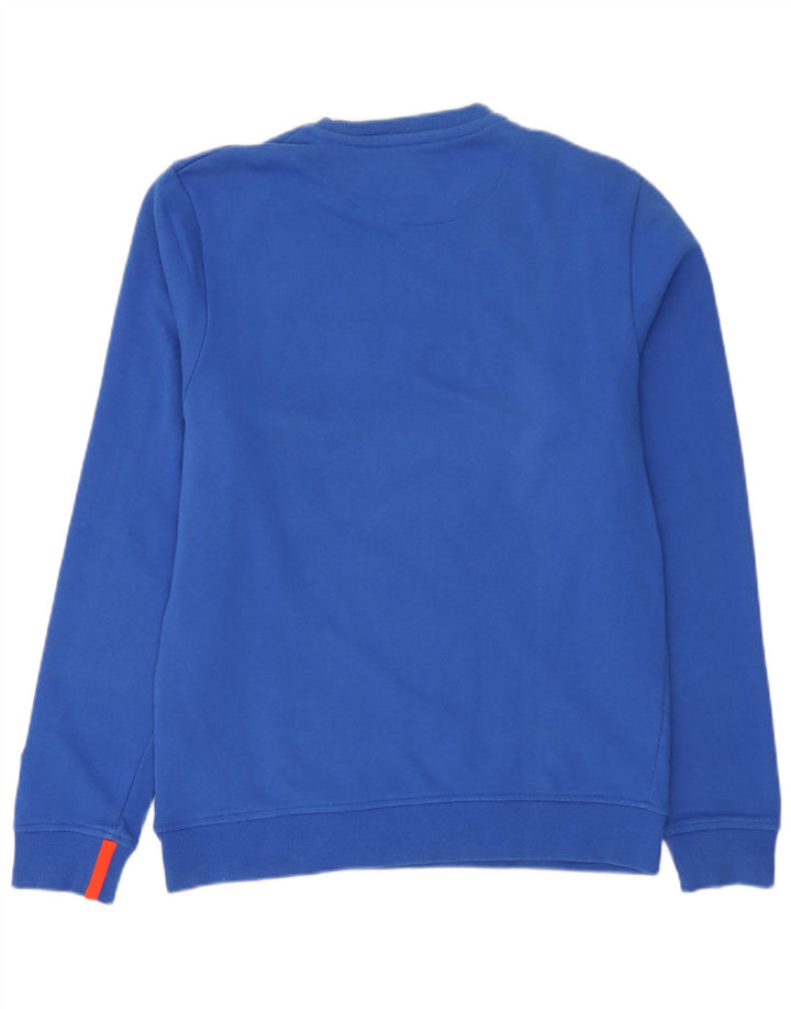Nautica Herren-Sweatshirt mit Grafik, groß, aus blauer Baumwolle