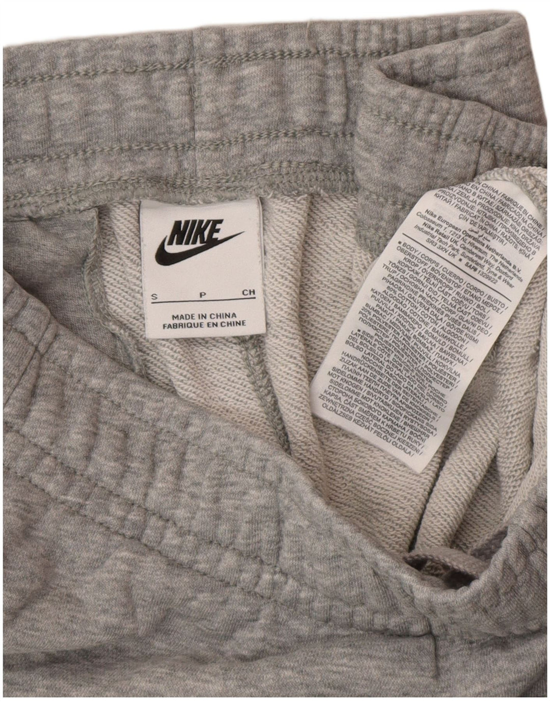 Nike Herren-Trainingshose, Jogginghose, Größe S, graue Baumwolle