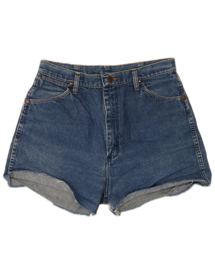Wrangler Damen Jeansshorts W30 mittelblaue Baumwolle