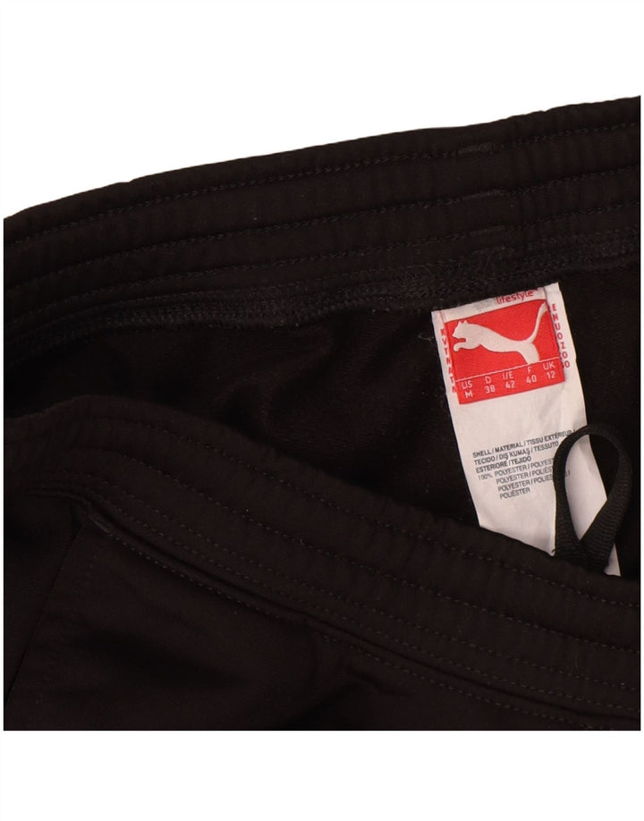 Puma Damen-Trainingshose UK 12 Mittelschwarzes Polyester